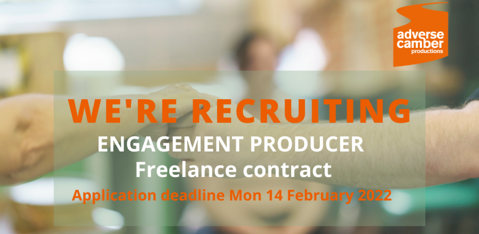 We're recruiting an Engagement Producer