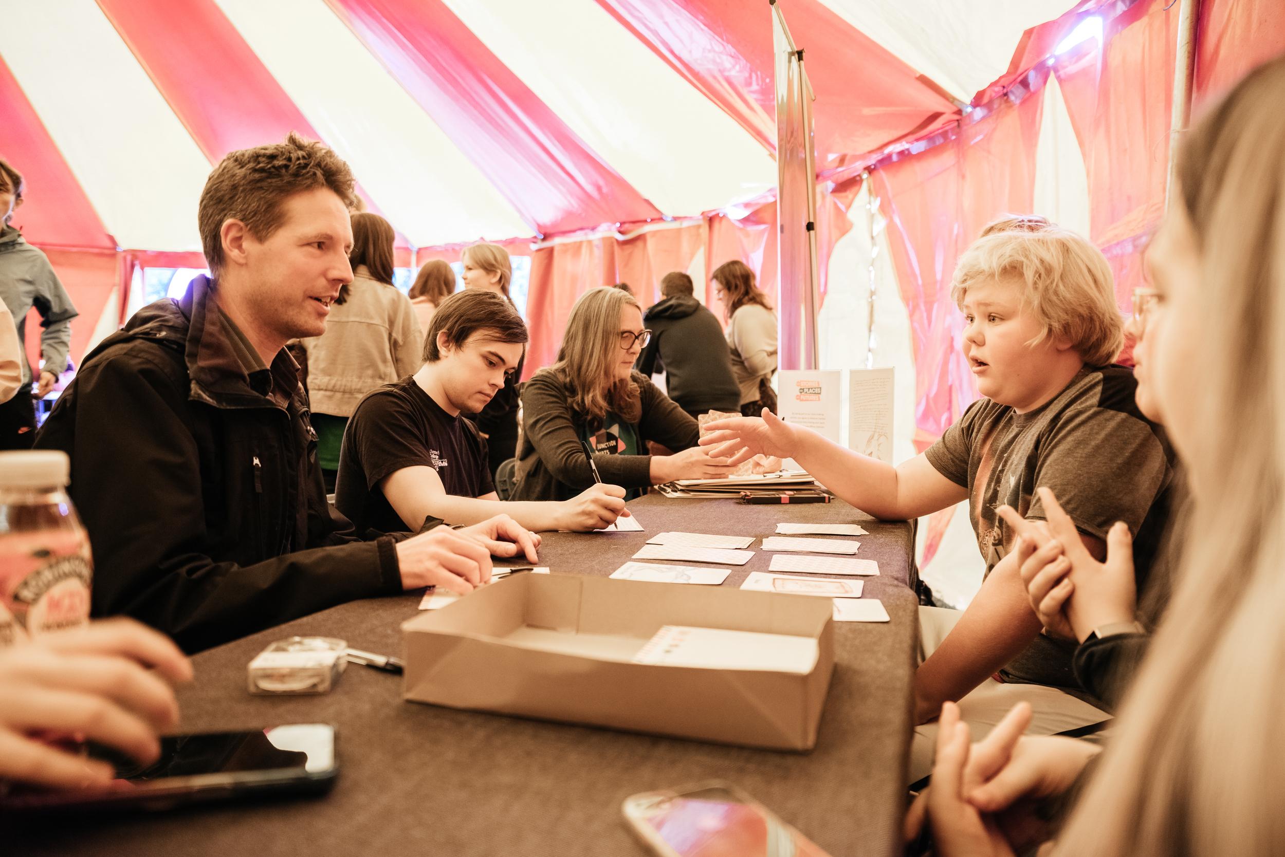 storytellers working with young people